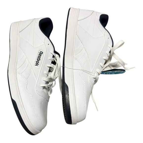 NEW Reebok Classic Court Advance Men’s Size 13 Sneaker  White Navy - Picture 5 of 9